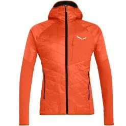 Salewa Ortles Hybrid Skipullover Orange Herren