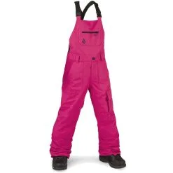 Volcom Barkley Bib Schneehose Magenta Kinder