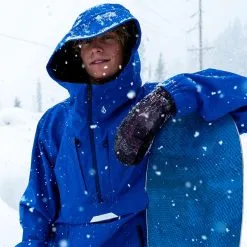 Volcom Brighton Pullover Snowboardjacke Bright Blue Herren -Snowboards Verkäufe volcom brighton pullover g652210 bbl 04 gross