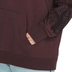 Volcom Costus Kapuzenpullover Black Plum Damen -Snowboards Verkäufe volcom costus pullover fleece h4152305 bpm 04 gross