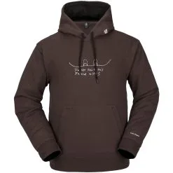 Volcom D.I. Fleece Hoodie Brown Herren