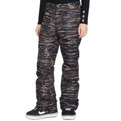 Volcom Hallen Schneehose Tiger Print Damen