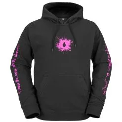 Volcom Inuslate Pullover Fleece Sweater Black Herren