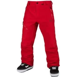Volcom L Gore-Tex Schneehose Red Herren