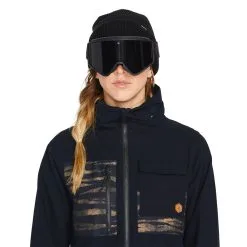 Volcom Romy Schneeanzug Black Damen -Snowboards Verkäufe volcom romy snow suit h0652206 blk 02 gross