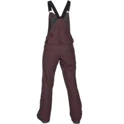 Volcom Swift Bib Overall Black Red Damen -Snowboards Verkäufe volcom swift bib overall h1352103 black red 01 gross